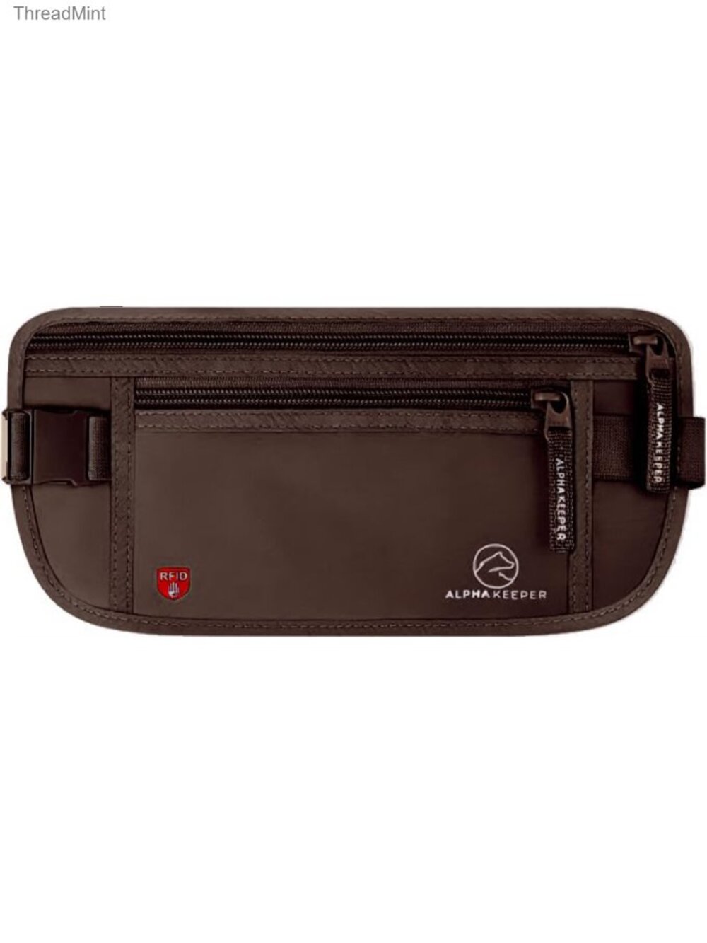 RFID Blocking Travel Money Belt Slim Hidden Waist Wallet Passport Holder